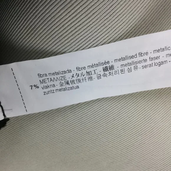 NWT Zara Studio Black Metallic Fringe Cardigan s - Picture 7 of 9